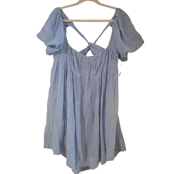 Free People Marina Mini Dress in Blue Bell Size Xl - Picture 4 of 9